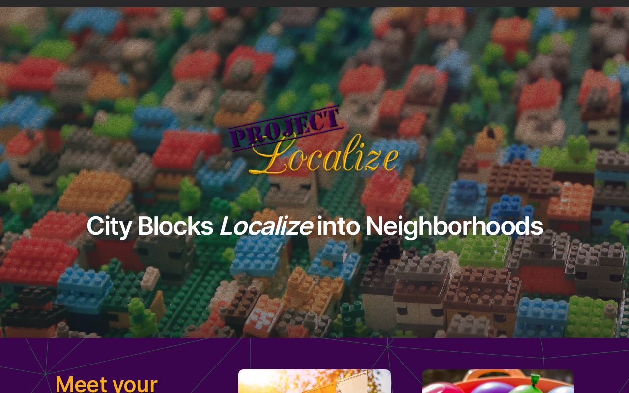 Local Project Youtube Project Localize | Meet your neighbors & build community where you live.